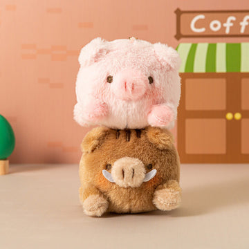 Cute Plush Pig Stuffed Animal Bag Charm